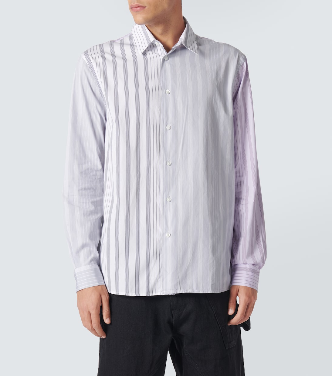 Camicia in cotone a righe | JW Anderson
