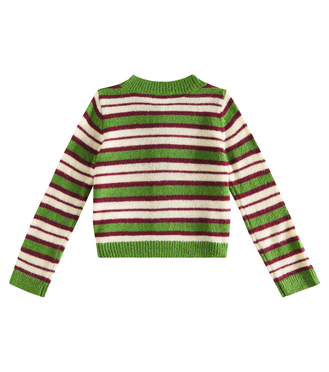 Cardigan Geraldine rayé en laine mélangée | Molo