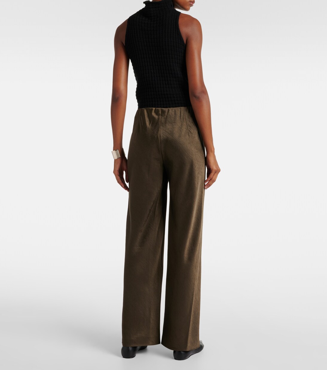 Gerade Hose aus Satin | Vince