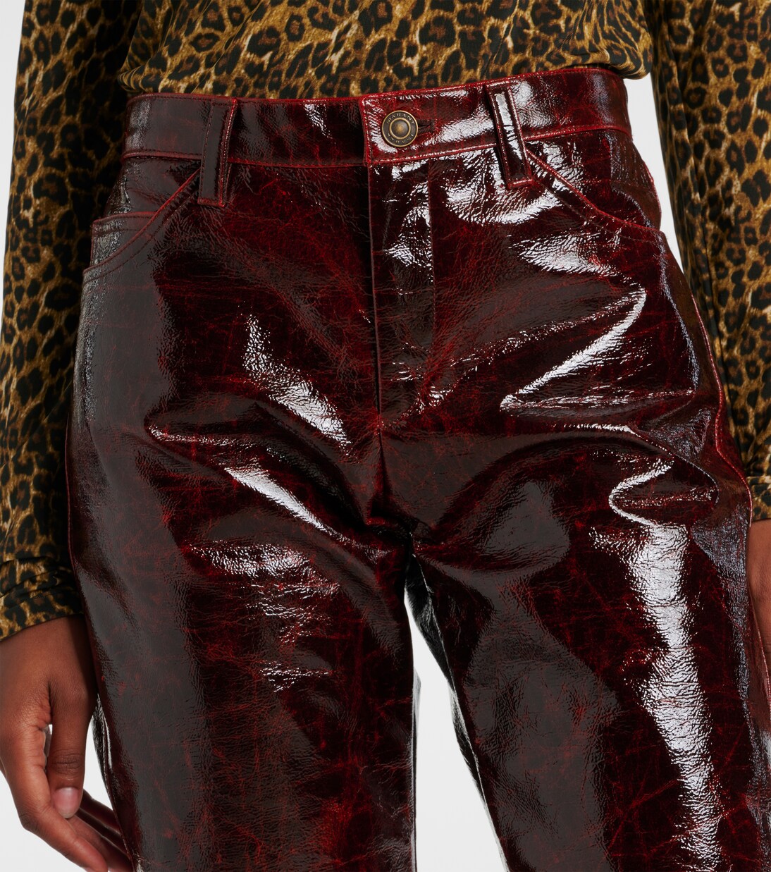 Schmale Hose Lovis aus einem Baumwollgemisch | Isabel Marant