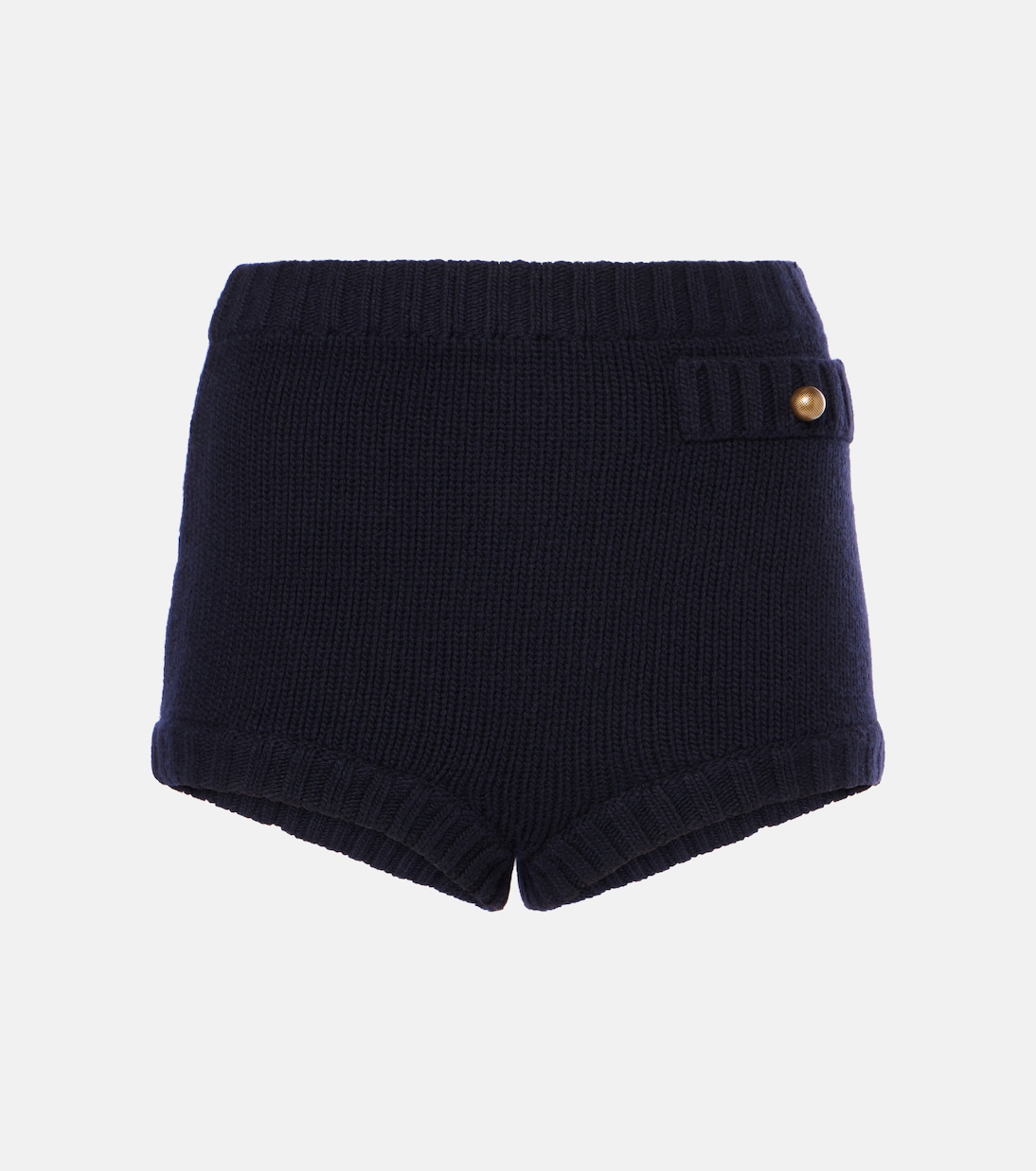 High-rise wool and cashmere shorts | Chloé