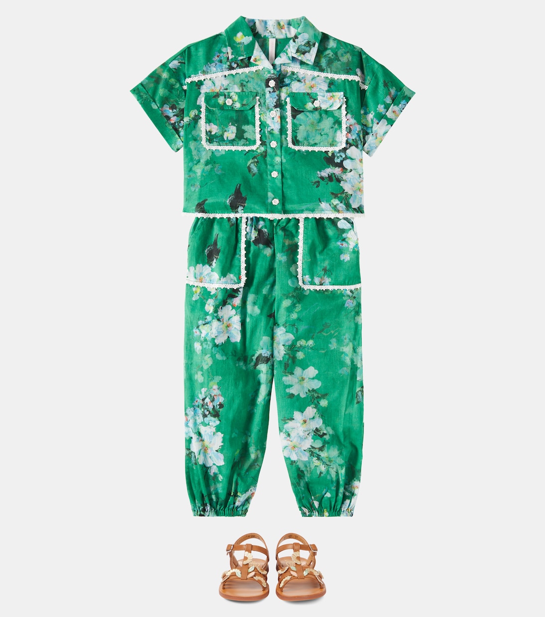 Everley cotton shirt | Zimmermann Kids