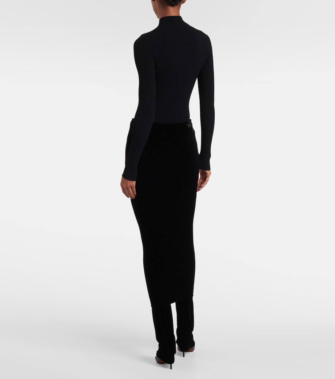 Fluid jersey skirt pants | Alaïa