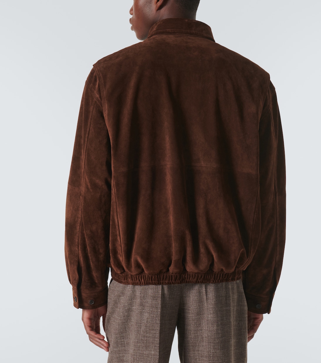 Giacca blouson Ronan in suede | The Row