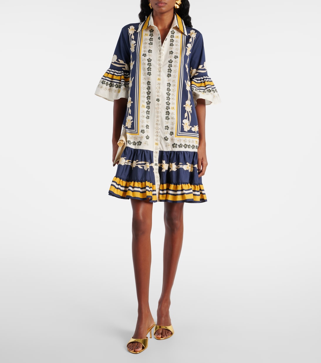 Hemdblusenkleid Choux aus Baumwollpopeline | La DoubleJ