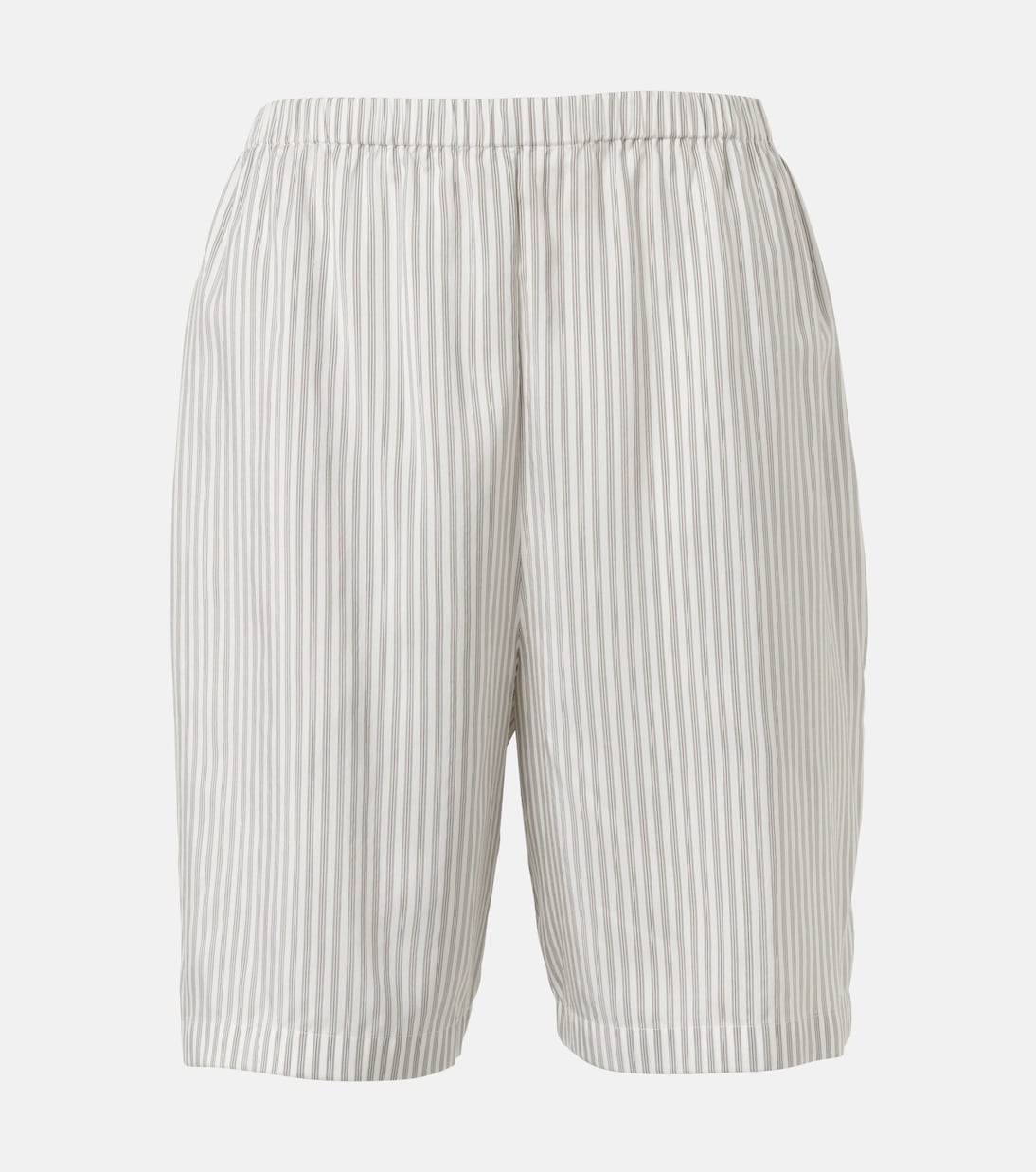 Zinnia striped silk shorts | The Row