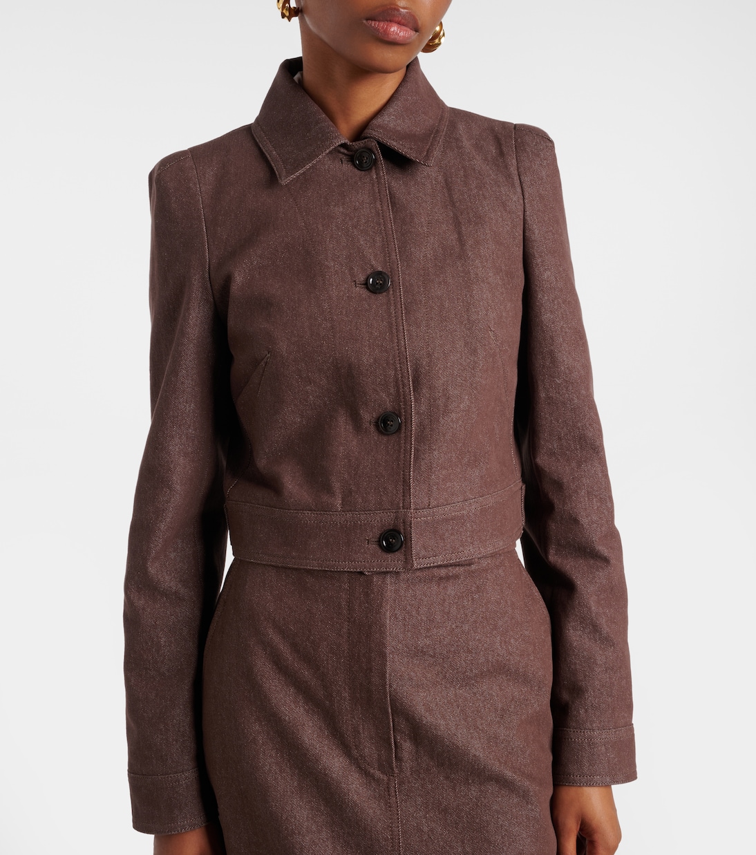 Cropped-Jacke Carpa aus Baumwolle | Max Mara