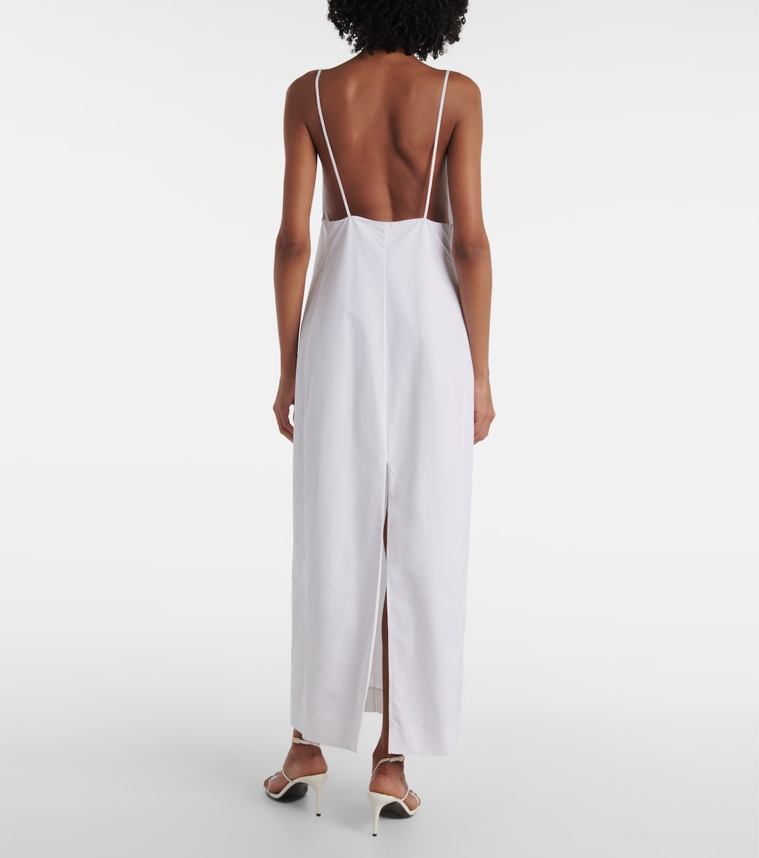 Tulula silk poplin slip dress | Khaite