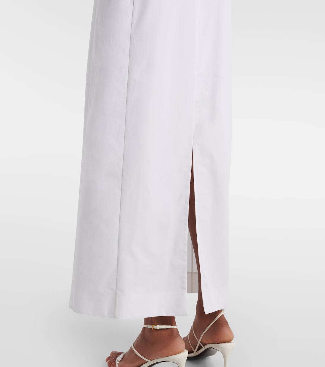 Tulula silk poplin slip dress | Khaite