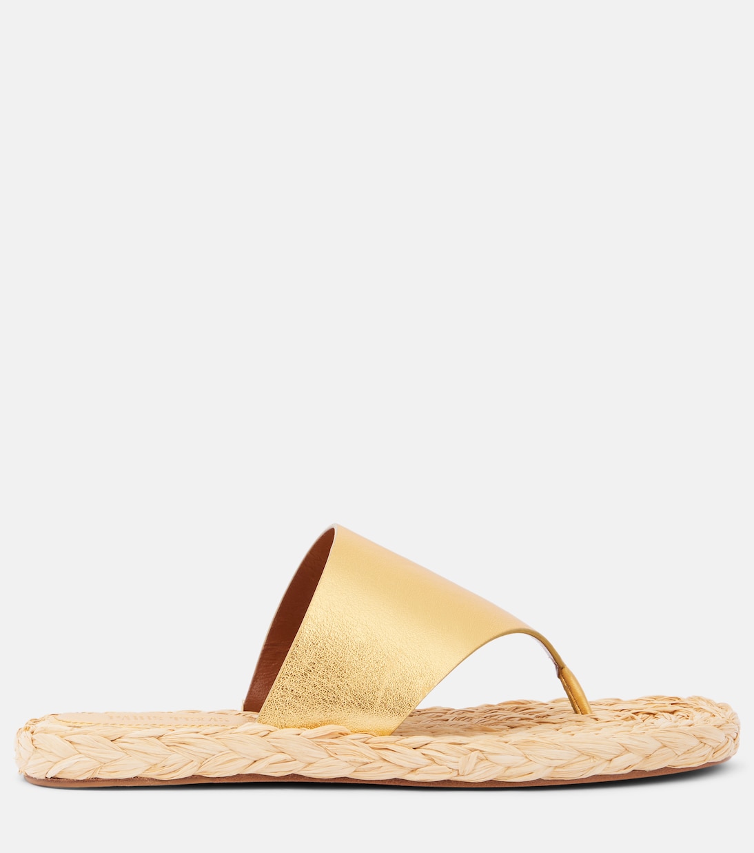 Sandalen Amalfi aus Metallic-Leder  | Paris Texas