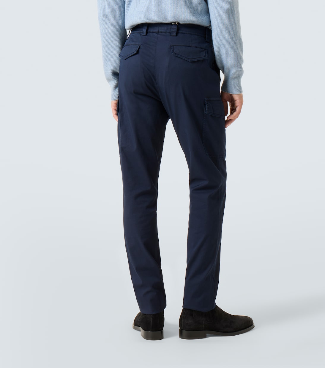 Cotton-blend slim pants | Brunello Cucinelli