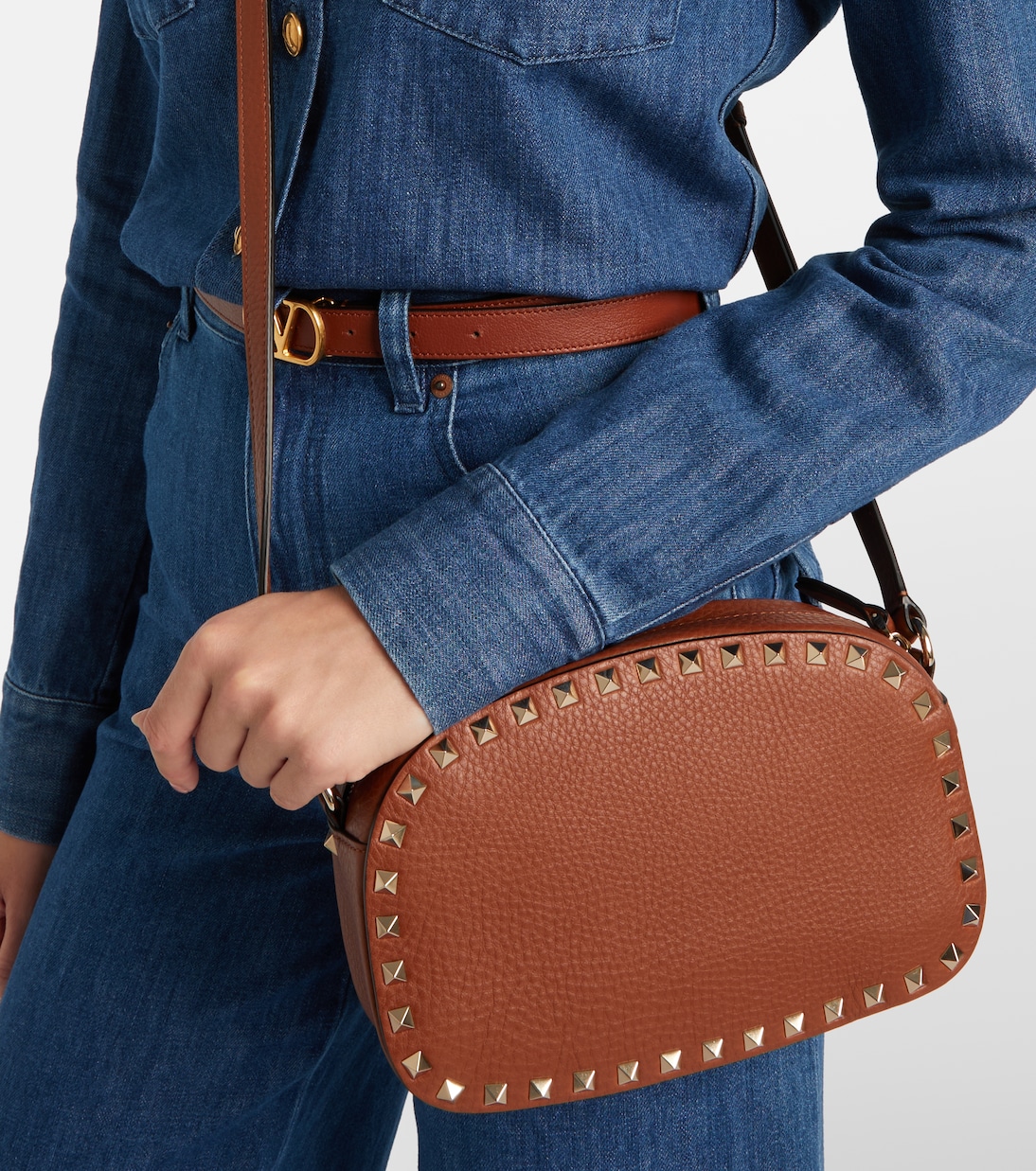 Borsa a spalla Rockstud Small in pelle | Valentino Garavani