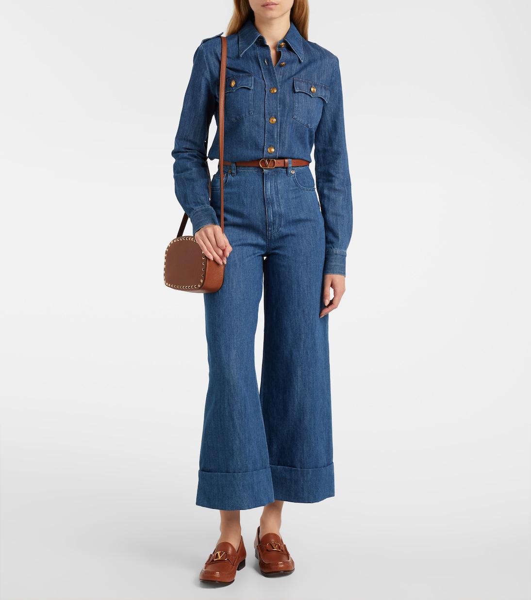 Borsa a spalla Rockstud Small in pelle | Valentino Garavani