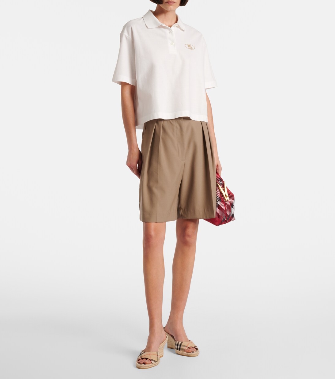 Burberry Check espadrille wedges | Burberry