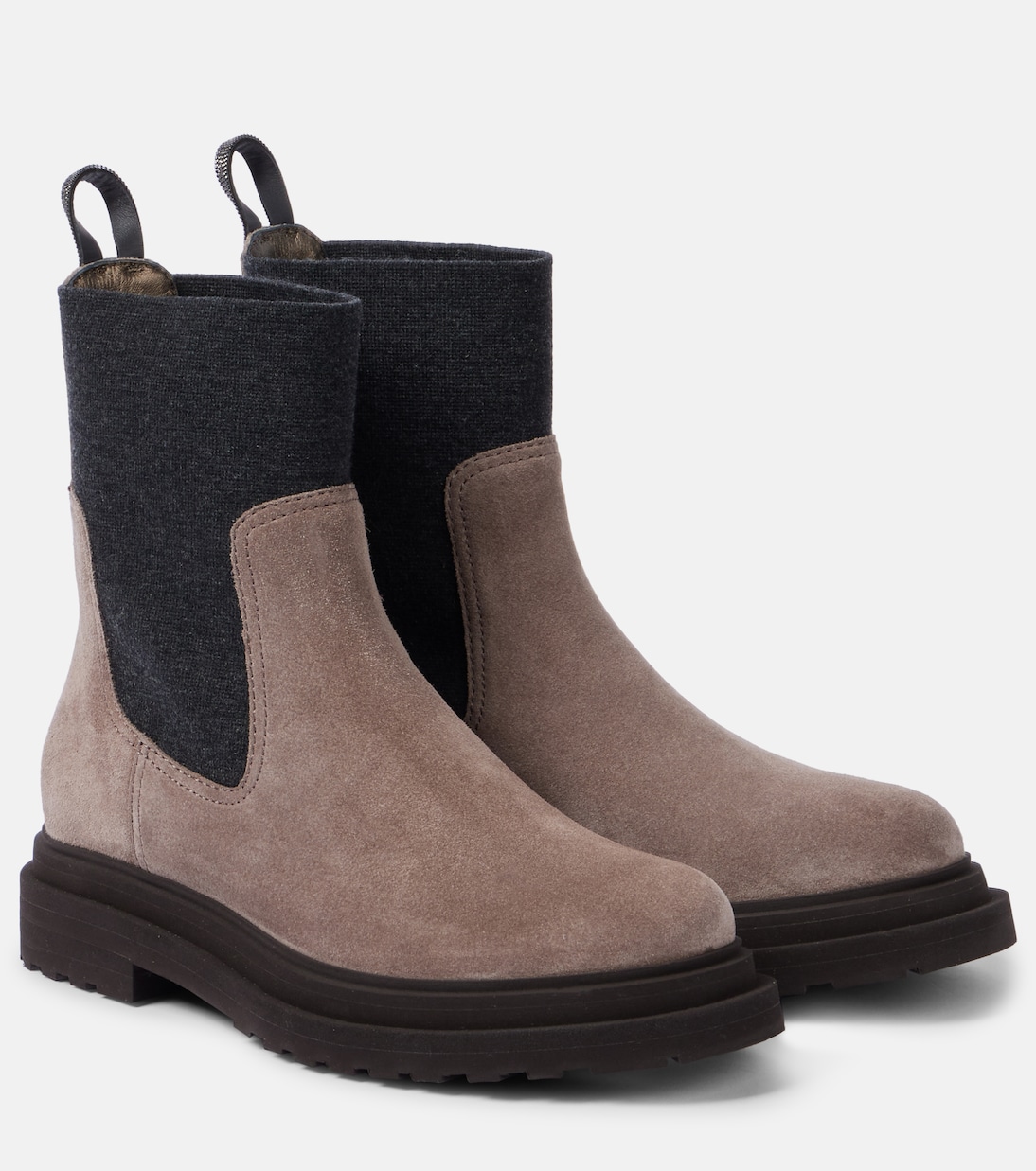 Suede ankle boots | Brunello Cucinelli