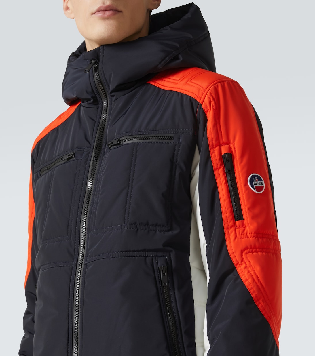 Anofar colorblocked ski jacket | Fusalp