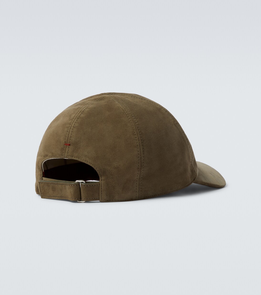 Bestickte Baseballcap aus Veloursleder | Loro Piana