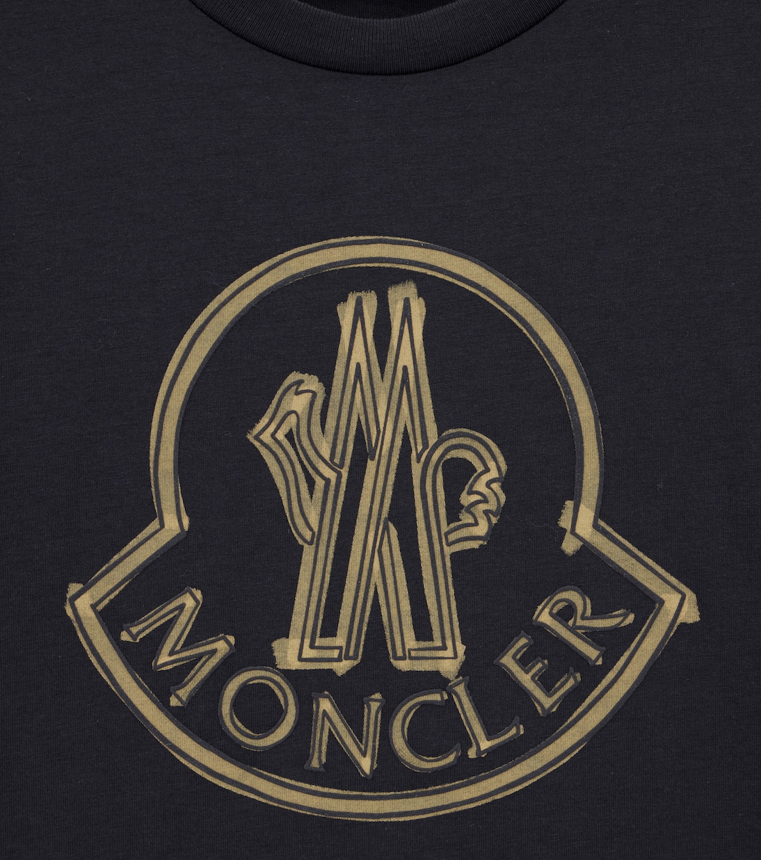 Logo cotton jersey T-shirt | Moncler Enfant