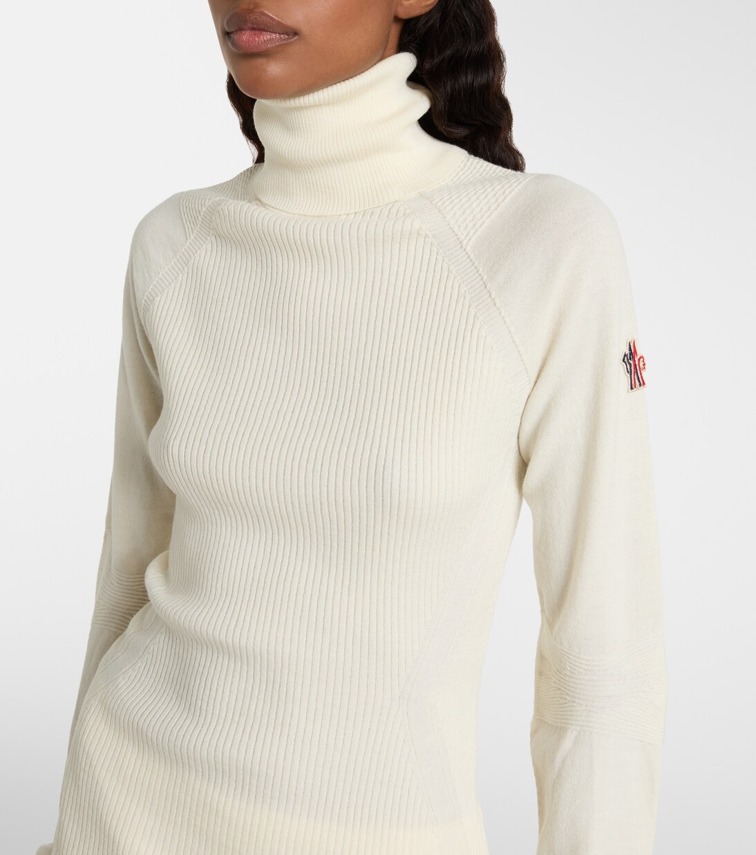 Turtleneck wool-blend sweater | Moncler Grenoble
