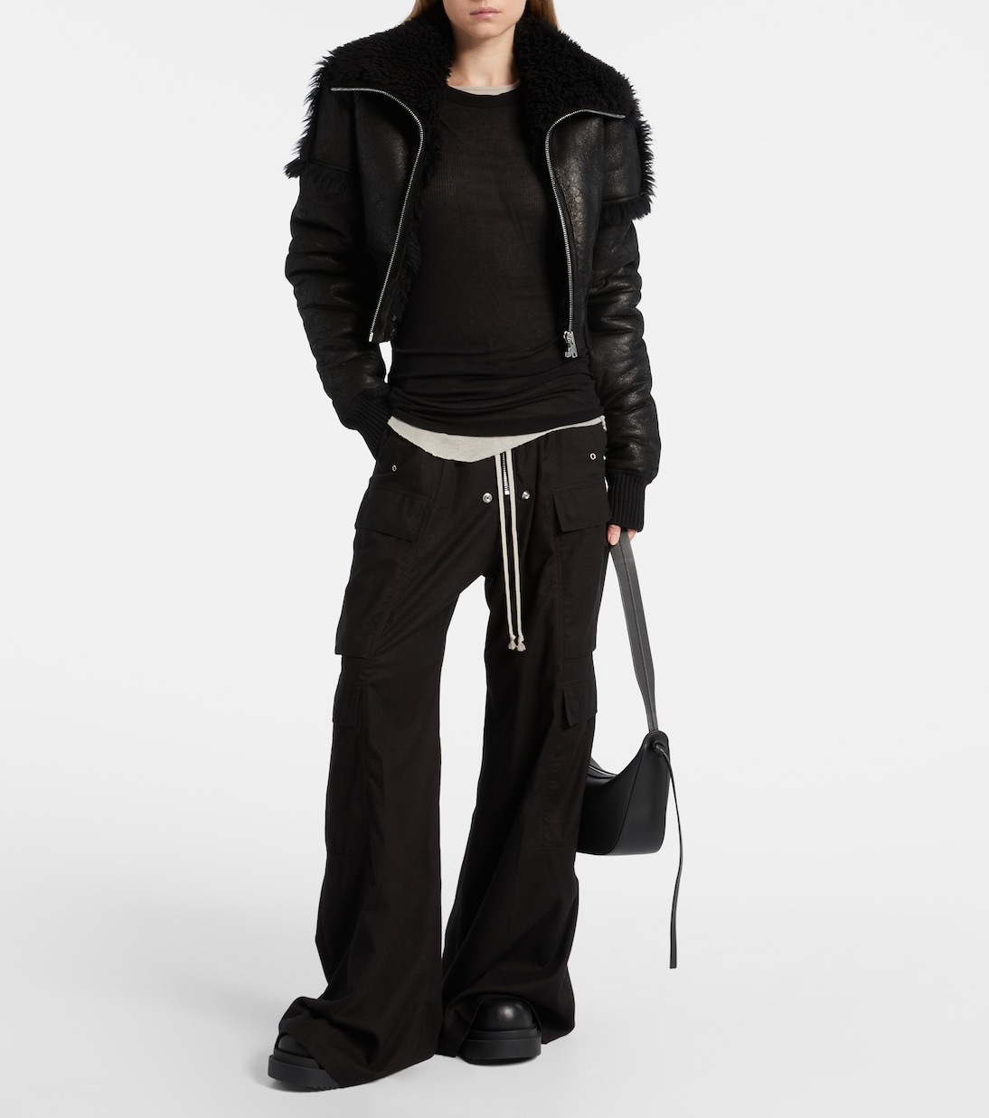 Cargohose Belas aus Baumwolle und Wolle | Rick Owens