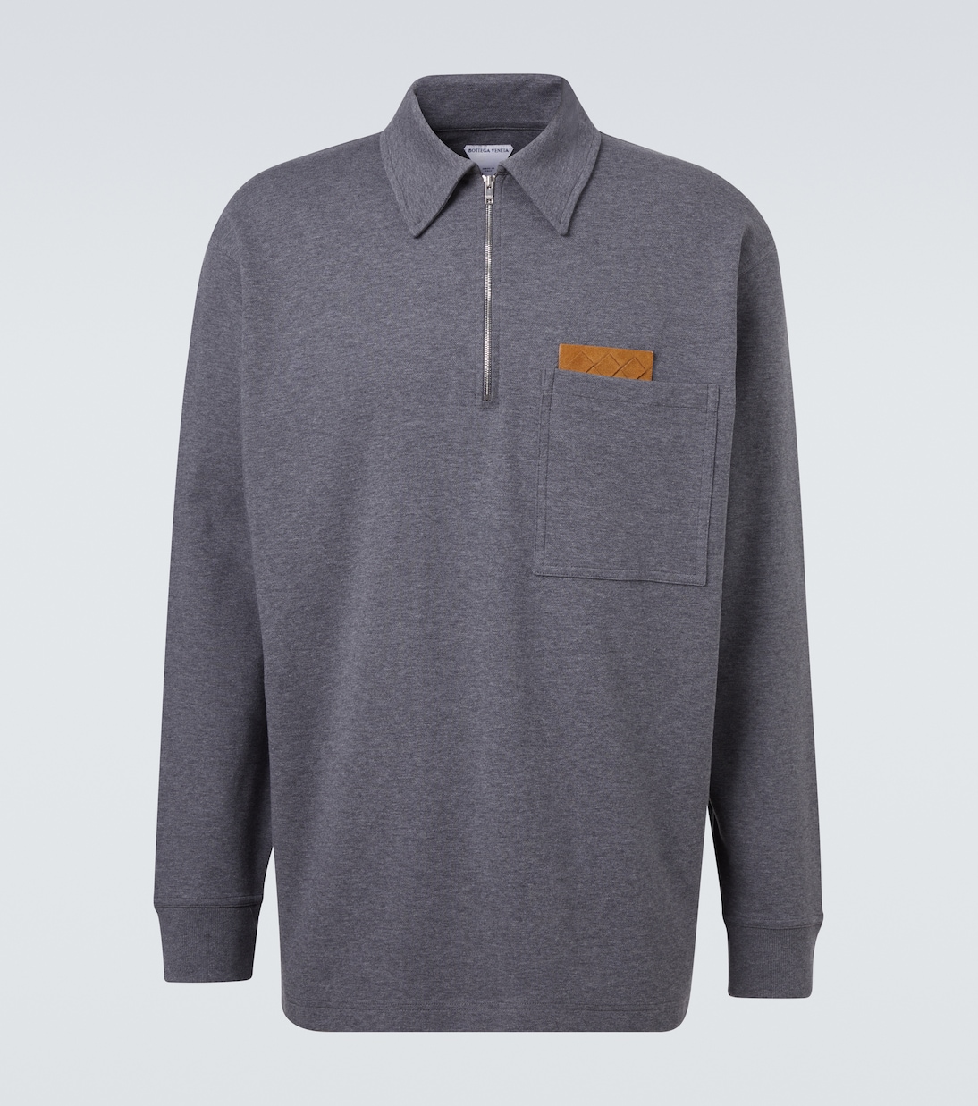 Polo de jersey de algodón Intrecciato | Bottega Veneta