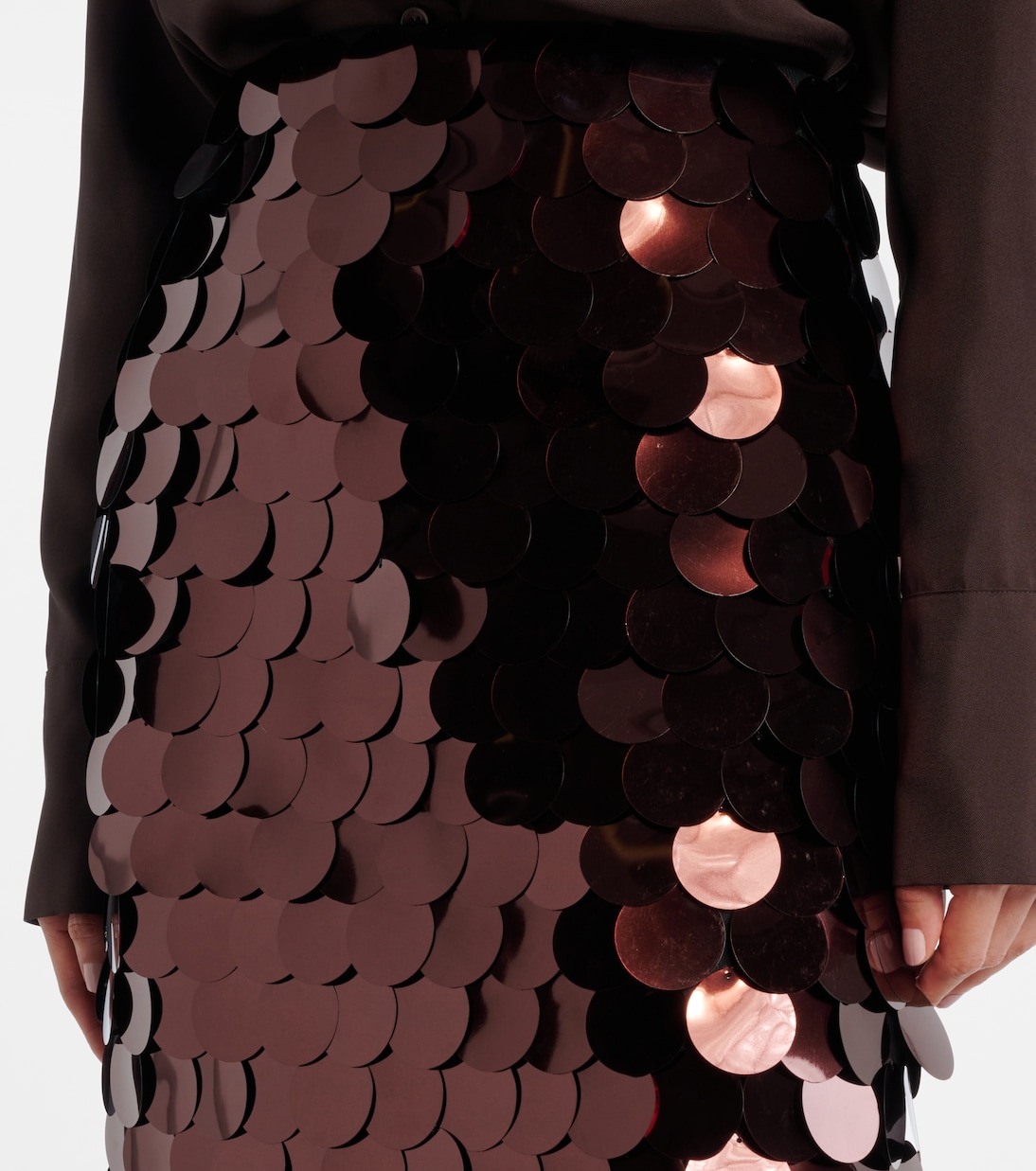 Midirock mit Pailletten | Roksanda