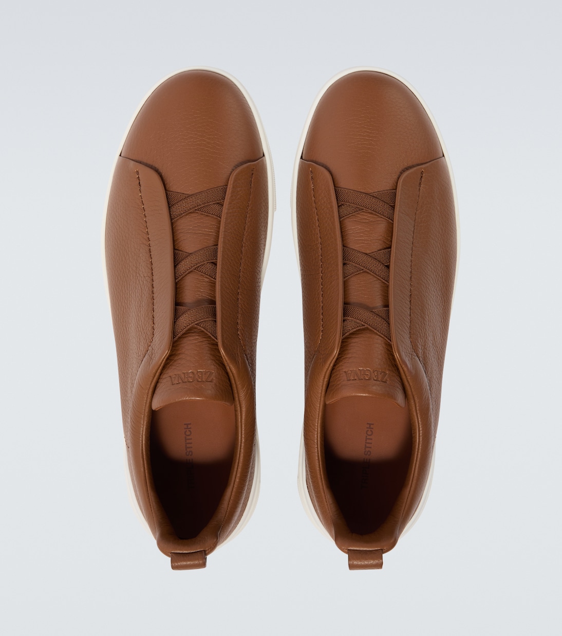 Baskets Triple Stitch en cuir | Zegna