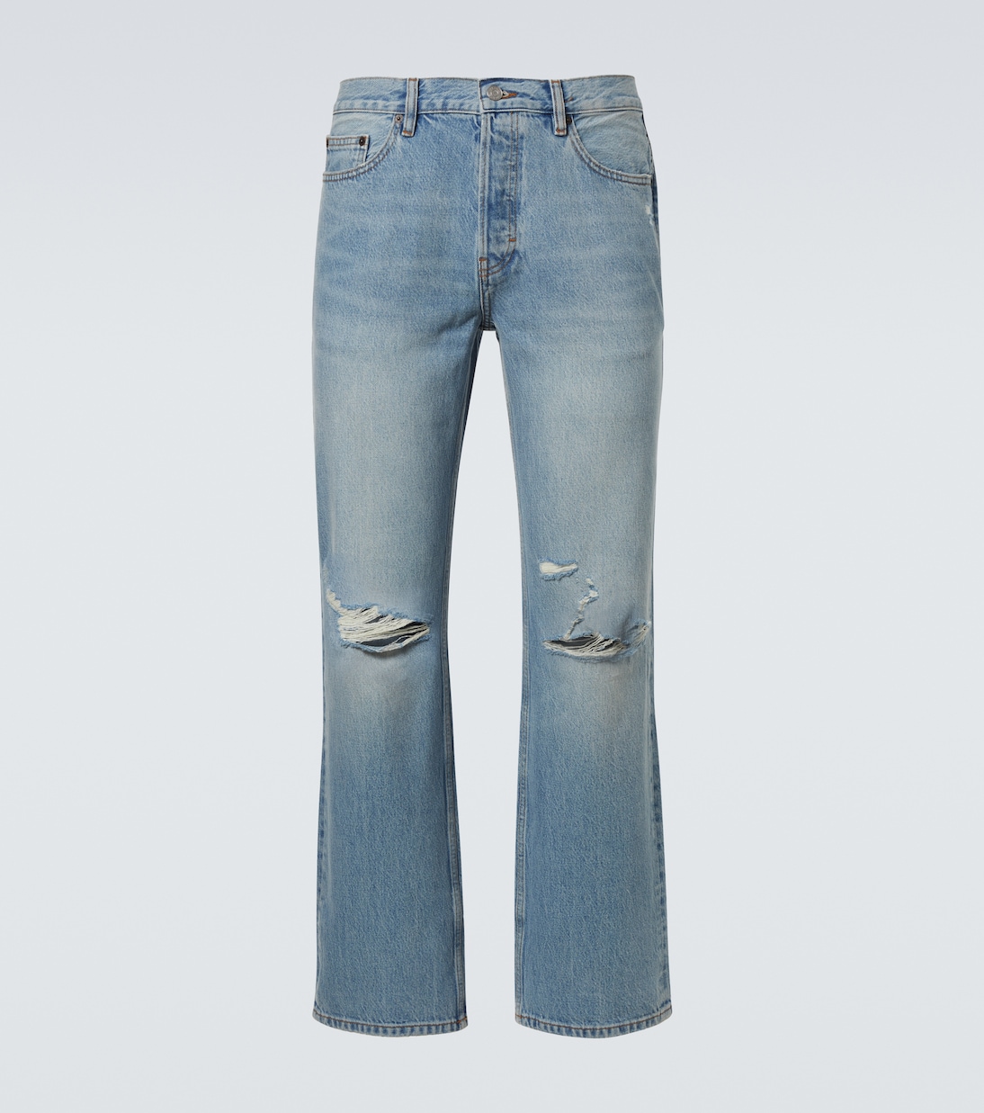 Relaxed Jean distressed straight jeans | Frame