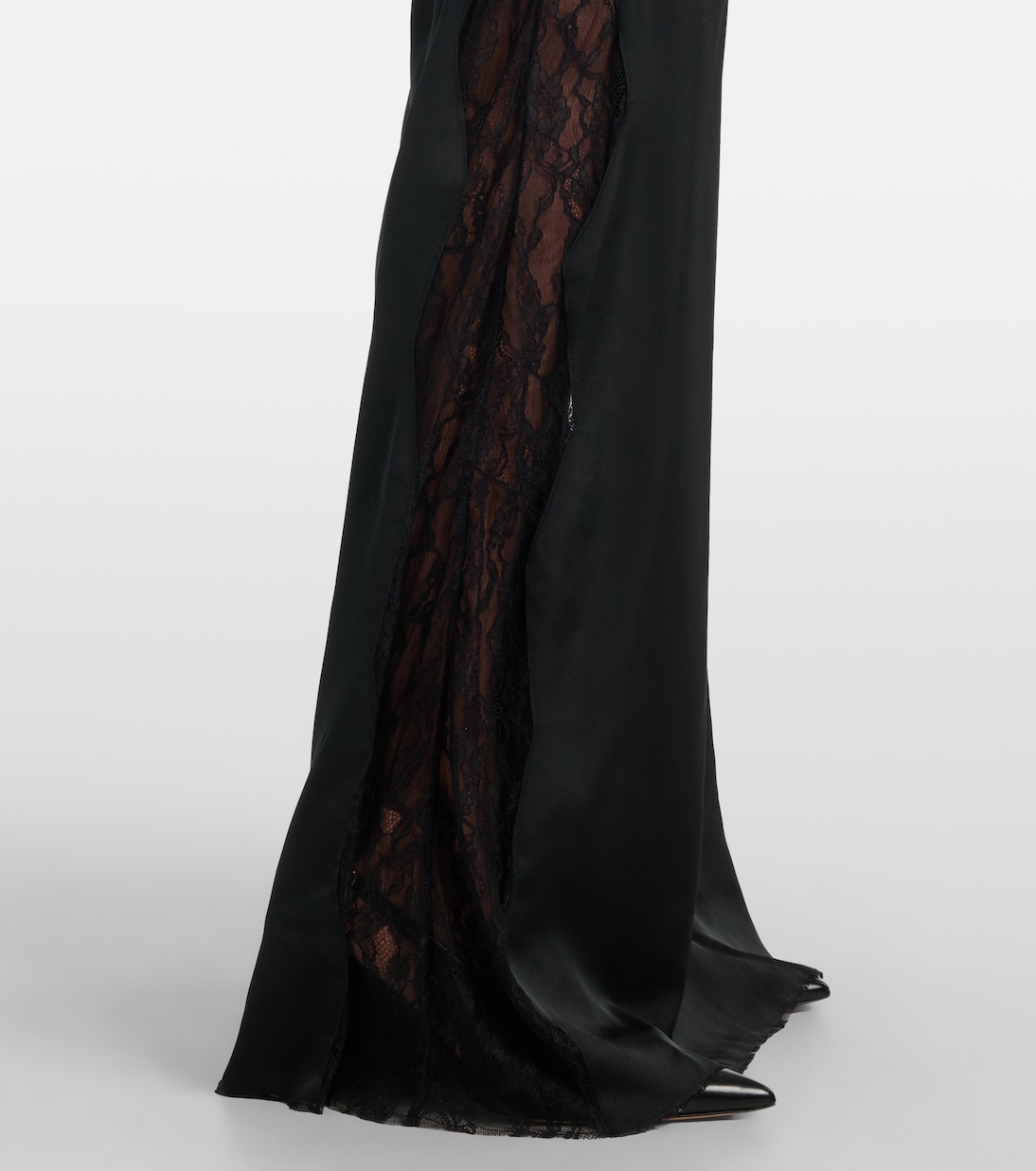 Robe longue en dentelle de soie | The New Arrivals Ilkyaz Ozel