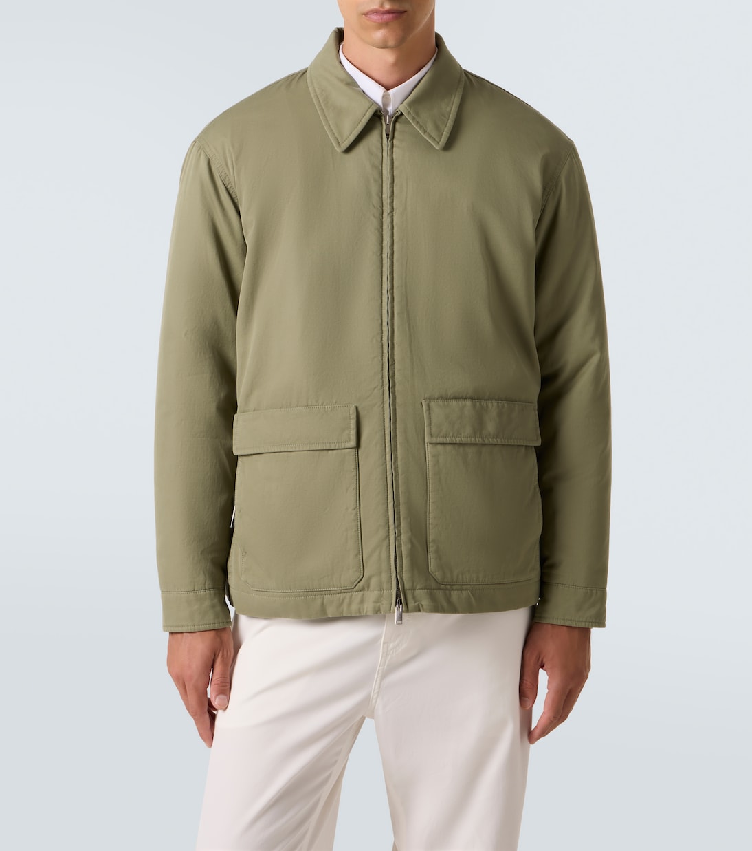 Justo gabardine down field jacket | The Row