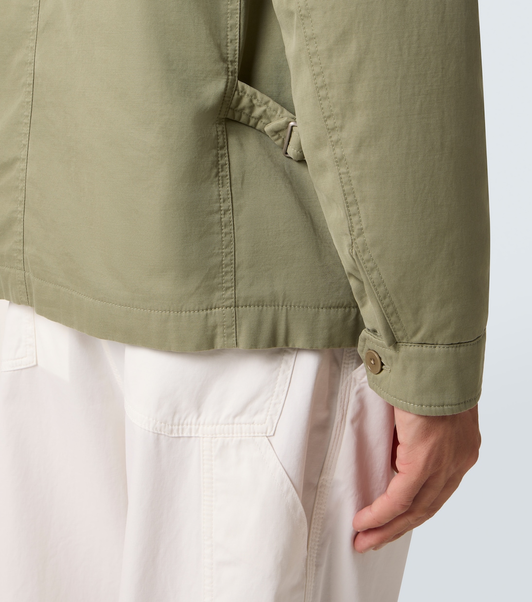 Justo gabardine down field jacket | The Row