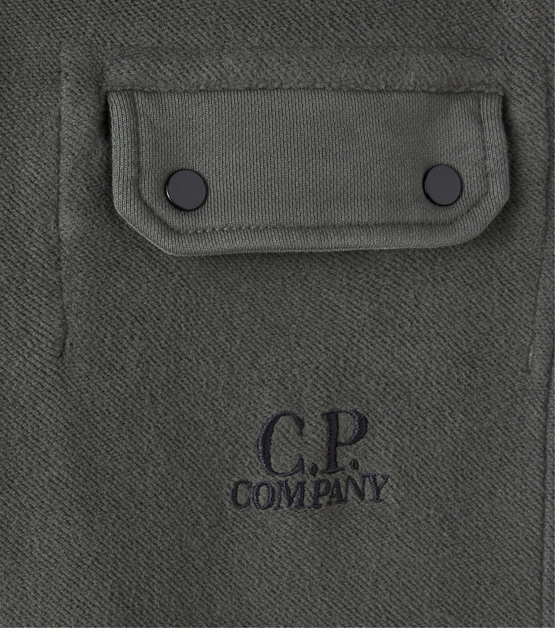 Embroidered cotton fleece sweatpants | C.P. Company Kids