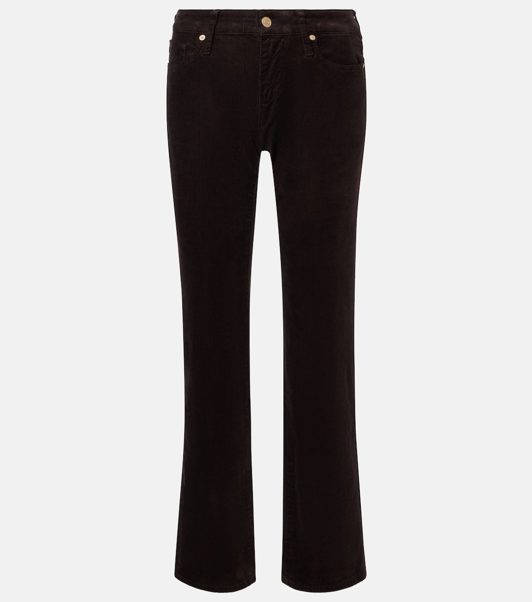 Calie Straight cotton-blend cordury flared pants | 7 For All Mankind