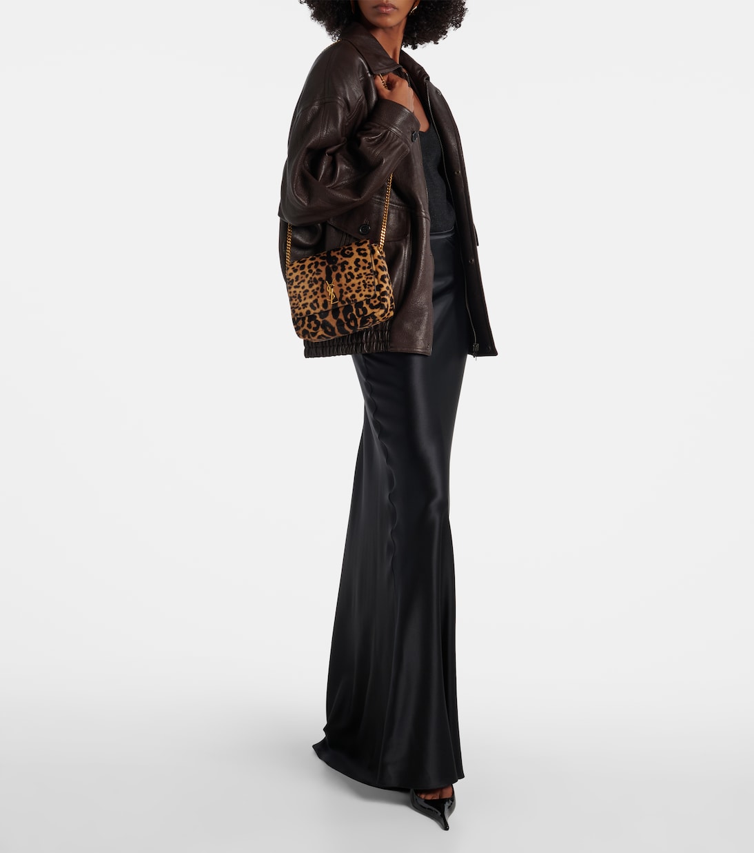 Kate Supple calf hair shoulder bag | Saint Laurent