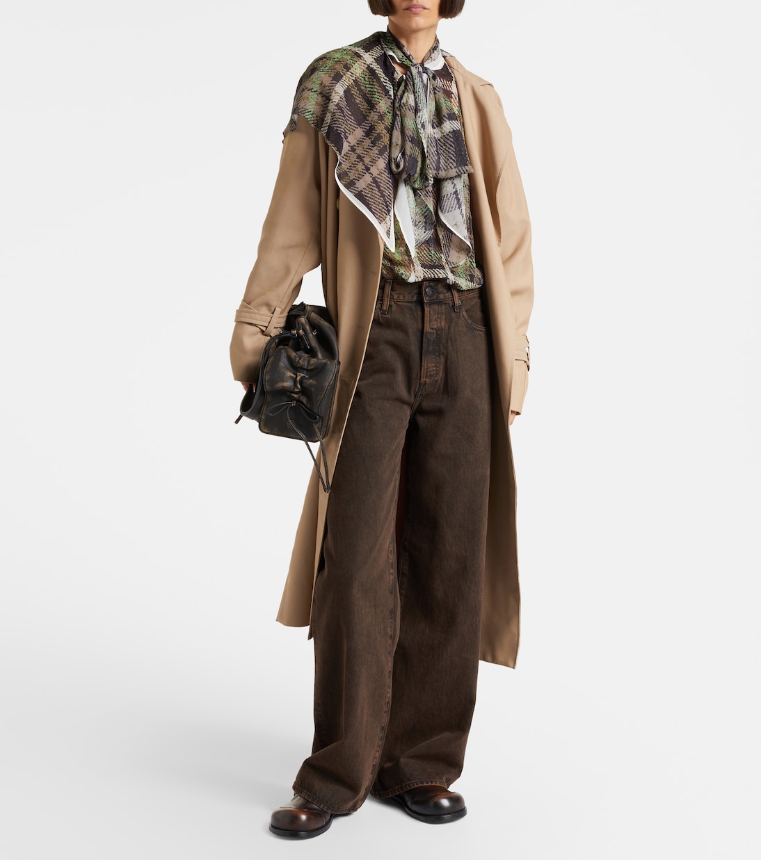 High-Rise Wide-Leg Jeans Collegiate | Frame