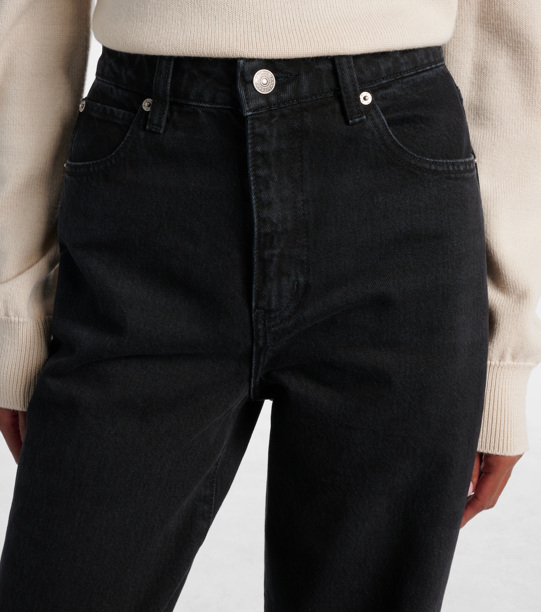 High-Rise Straight Jeans Streamline | Frame