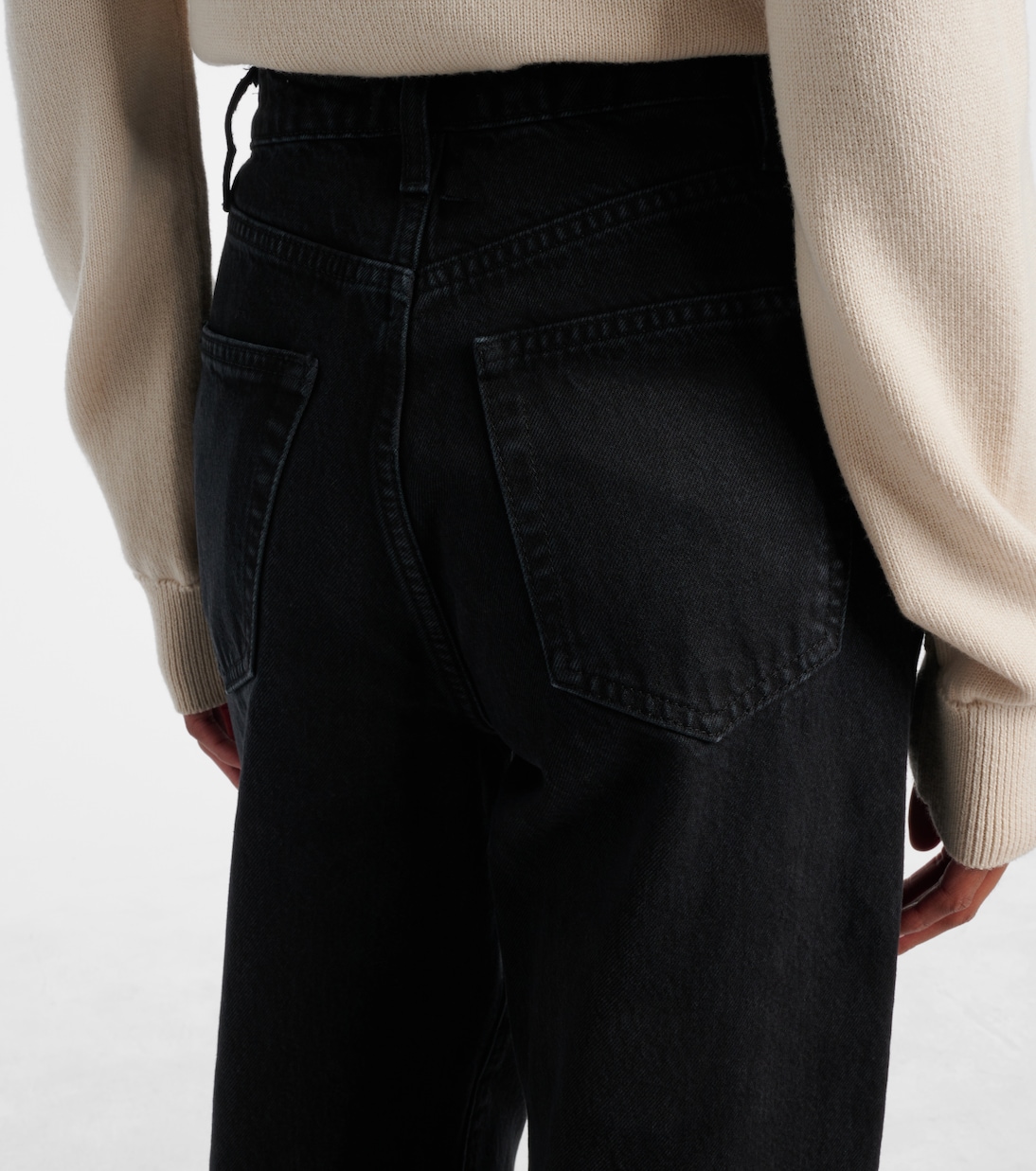 High-Rise Straight Jeans Streamline | Frame