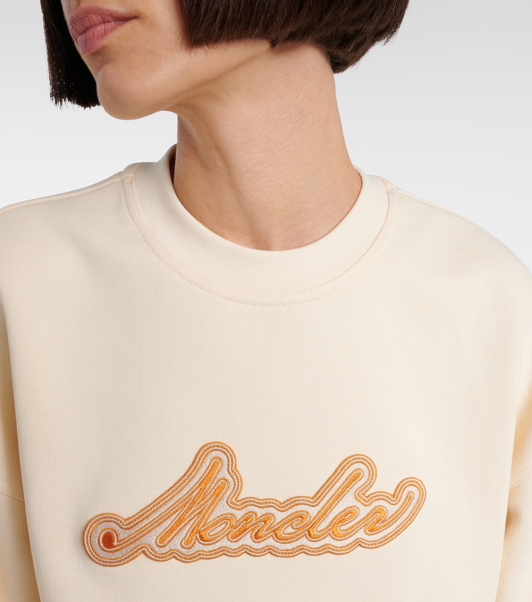 Sweat-shirt en coton à logo | Moncler