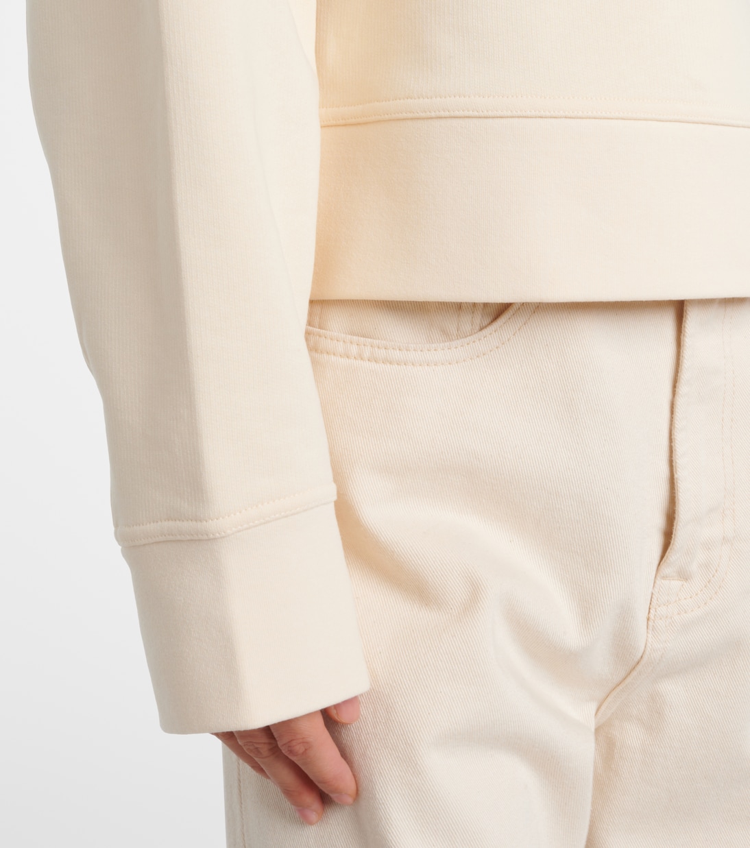 Sweat-shirt en coton à logo | Moncler