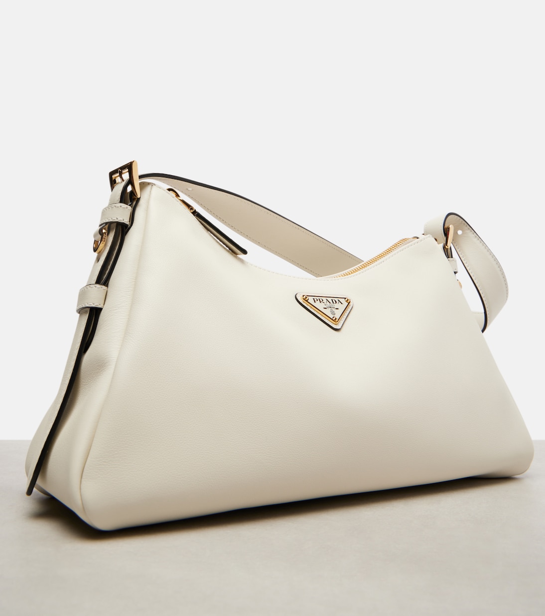 Prada Aimée Medium leather shoulder bag | Prada