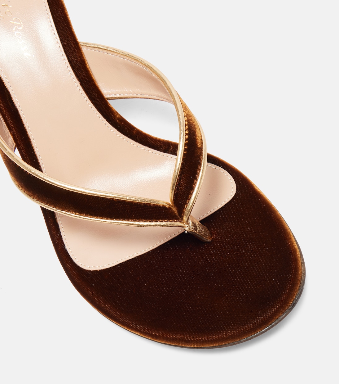 Sandalen Calypso 70 aus Samt | Gianvito Rossi