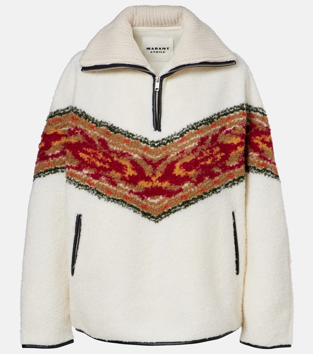 Marner fleece zip-up sweater | Marant Etoile