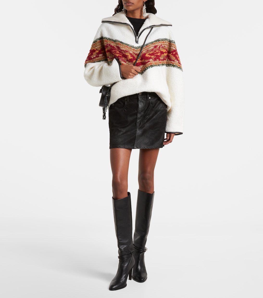 Marner fleece zip-up sweater | Marant Etoile