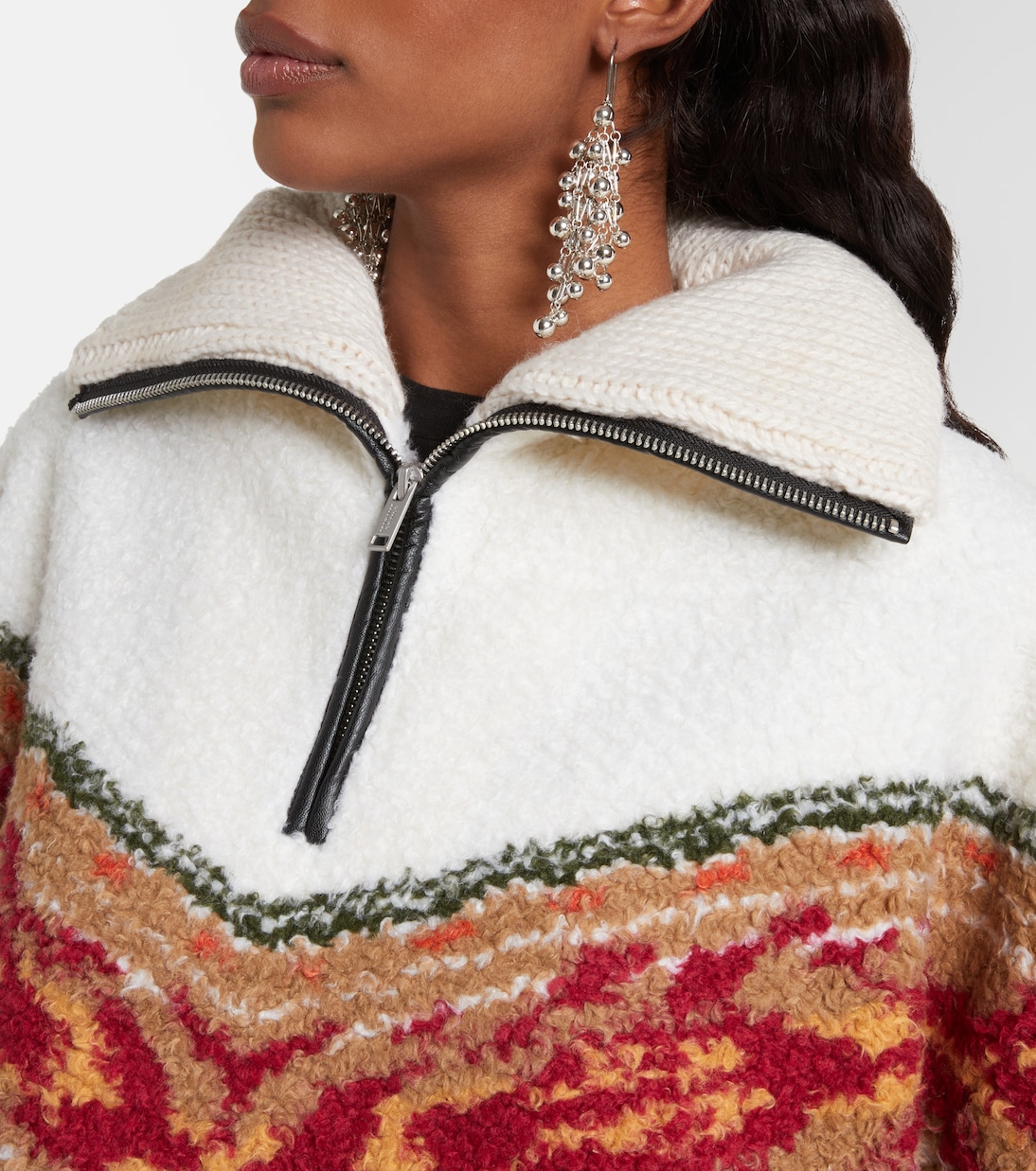 Marner fleece zip-up sweater | Marant Etoile