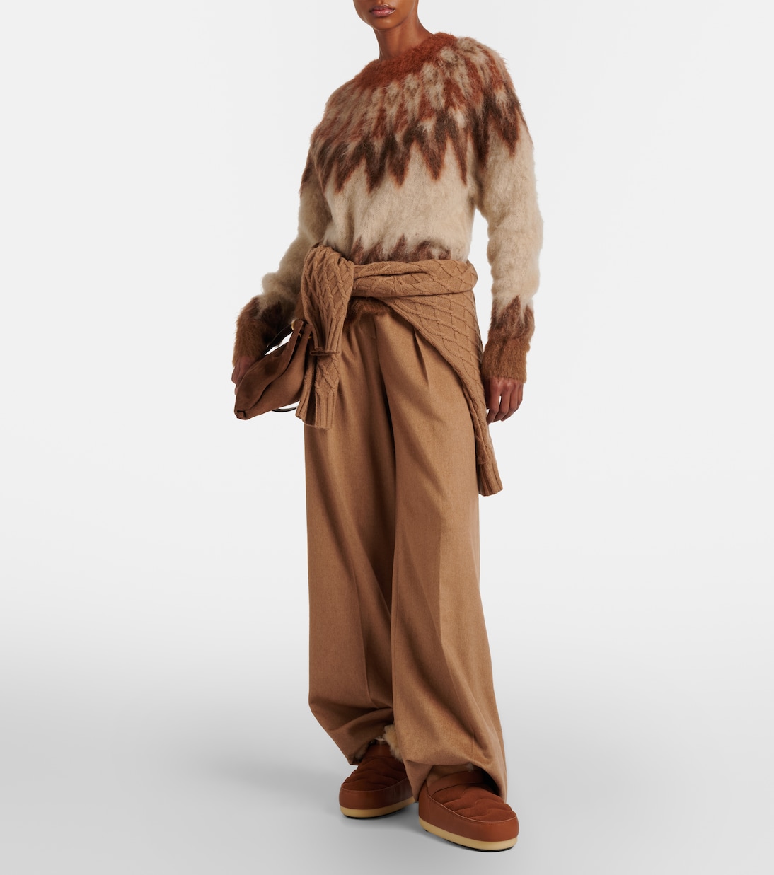 Schneestiefel EVX aus Leder und Veloursleder | Moon Boot