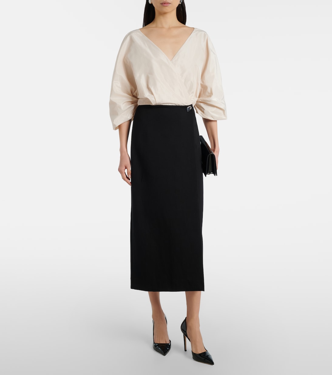 Orion wrap dress | Staud