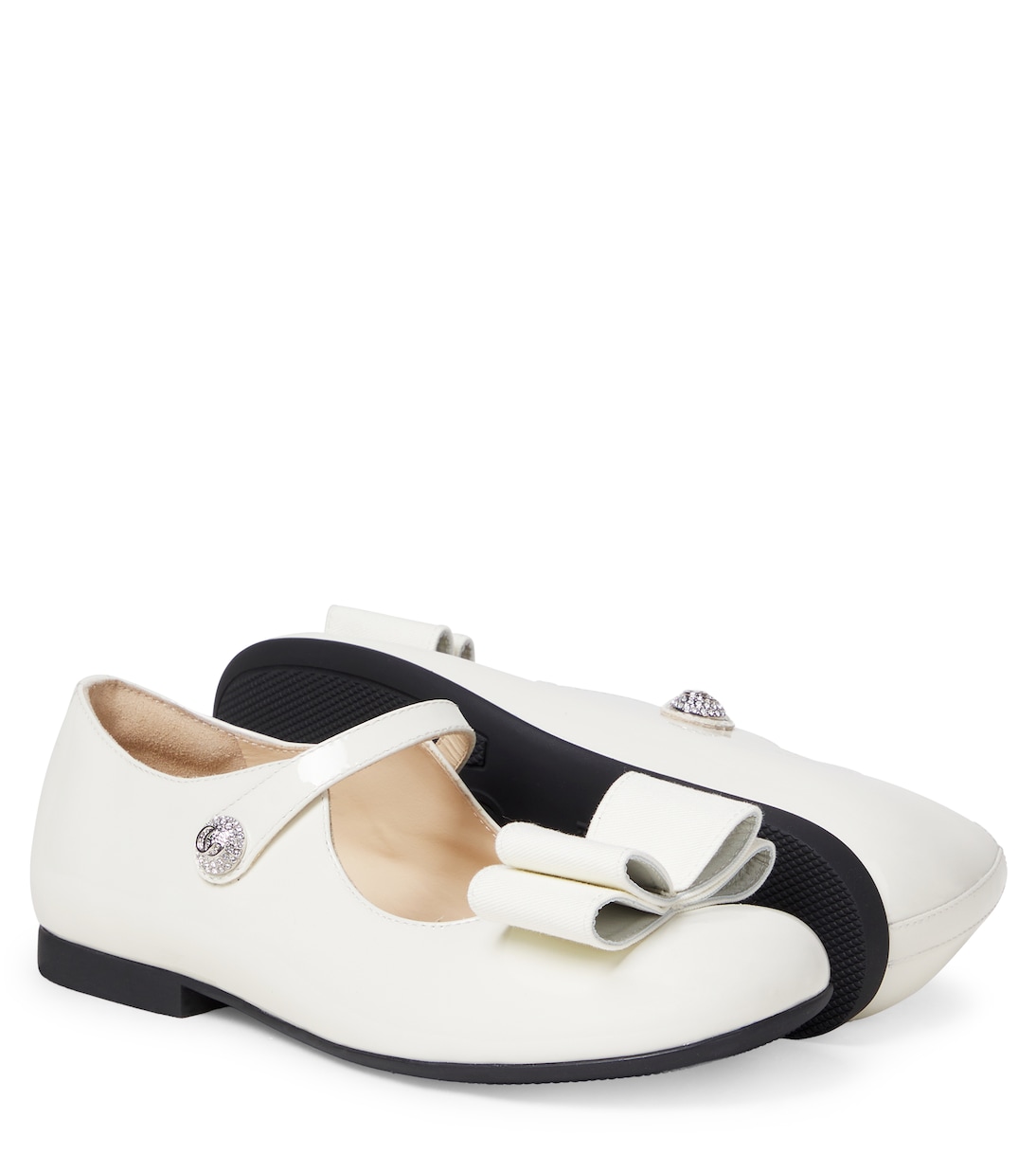 Patent leather Mary Jane flats | Gucci Kids
