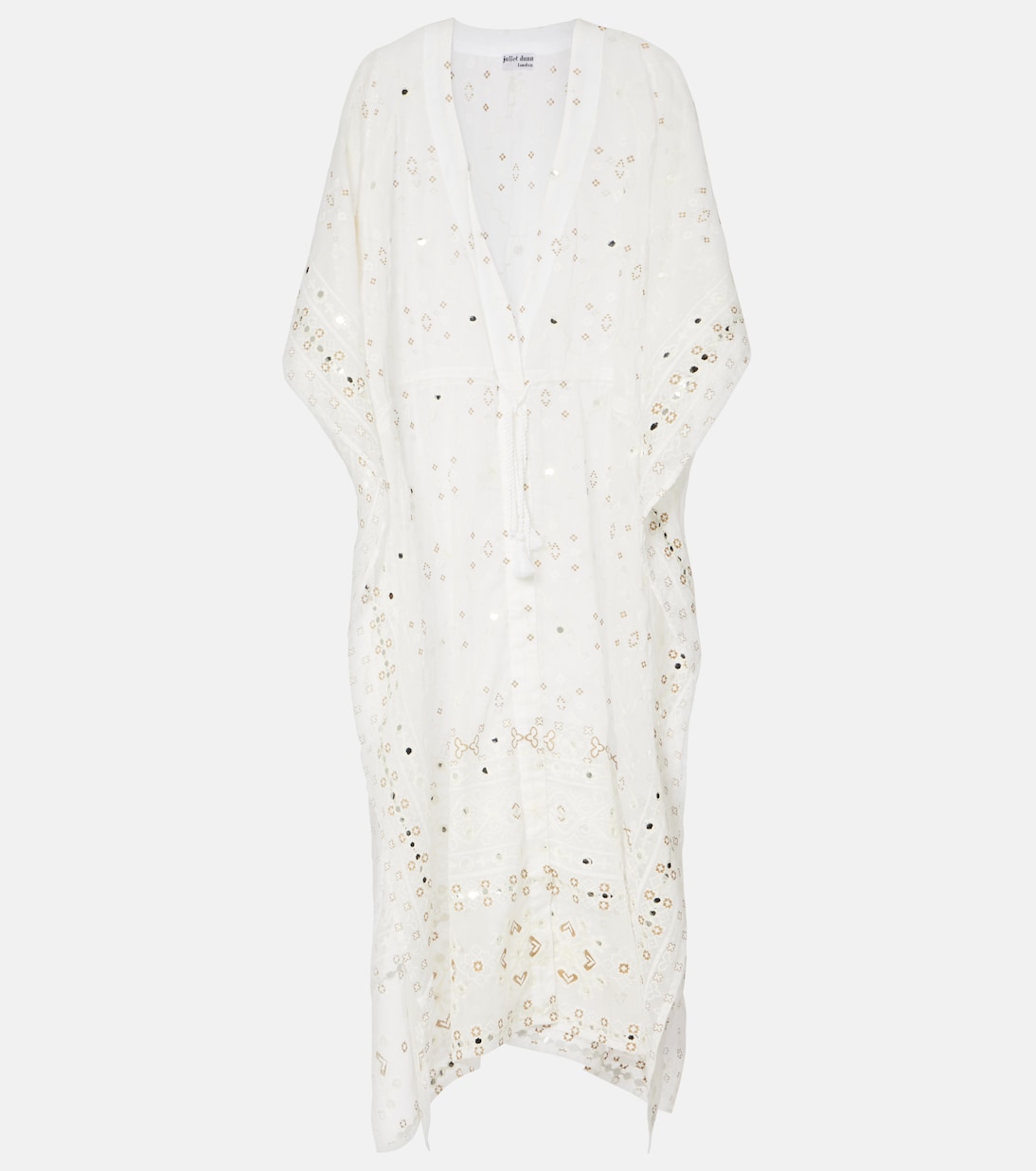 Bestickter Kaftan aus Baumwolle | Juliet Dunn