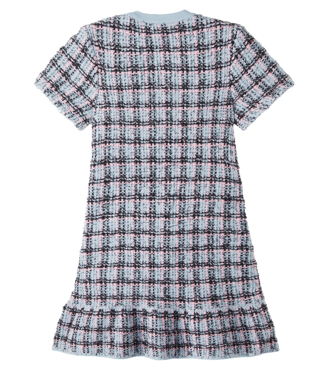 Checked cotton-blend tweed dress | Self-Portrait Kids
