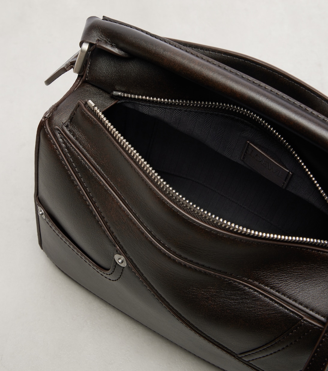 Puzzle Panta Small leather tote bag | Loewe